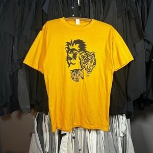 True vintage single stitch 80s vintage debi tiger lion tee Size L